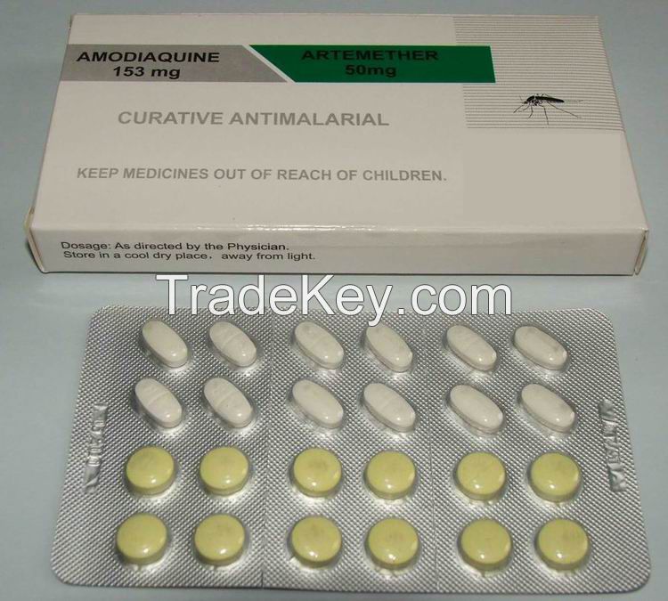 Artesunate+amodiaquine tabs 50mg+135mg