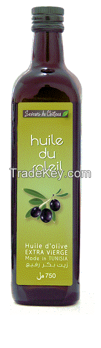 Huile d'olive Extra Vierge : Huile du Soleil - 750ml