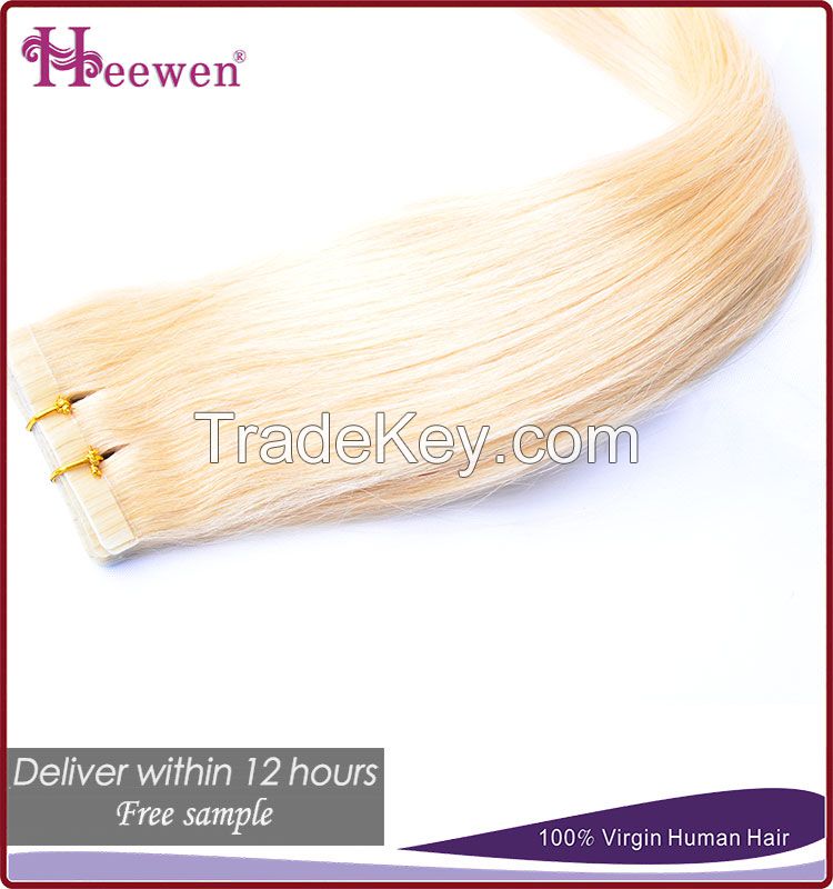 Top Quality And Long Beauty Hair Remy Hair Weave 613 Blonde Hair Weave