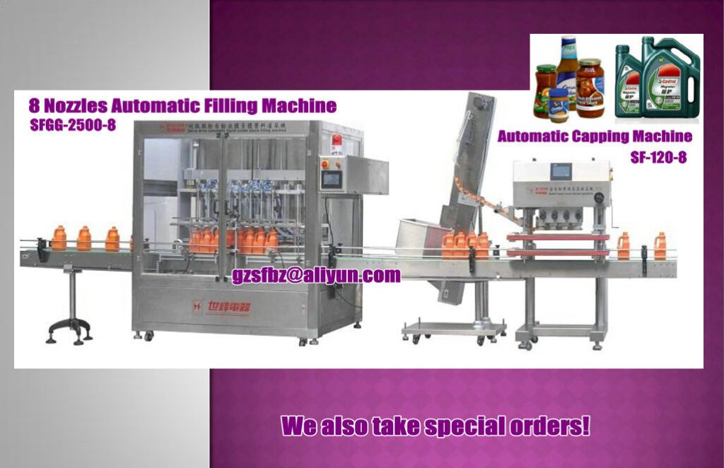 Automatic Liquid/sauces Filling Machine