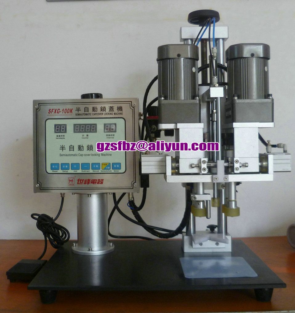 semi automatic screw capping machine