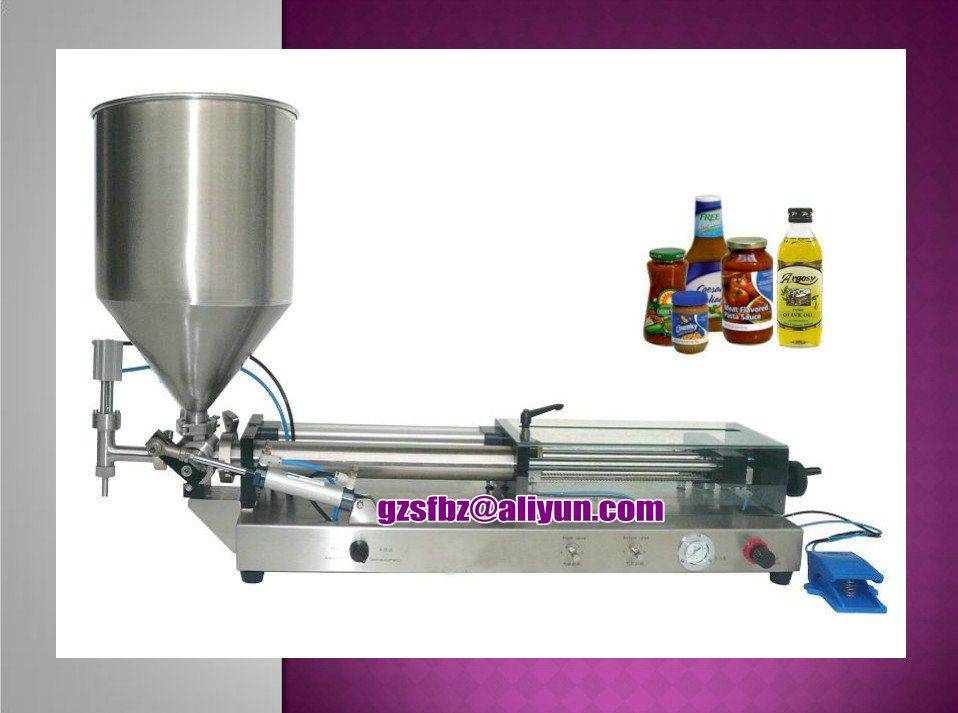 Semi-automatic Piston Sauce Filling Machine