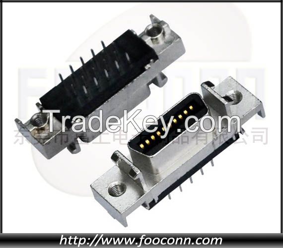 SCSI connector 20Pin Female Straight DIP