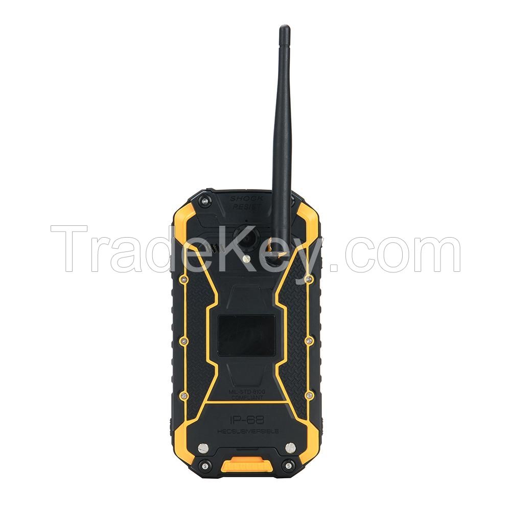 keypress waterproof phone with IP68 certification, GPS/PTT/FM