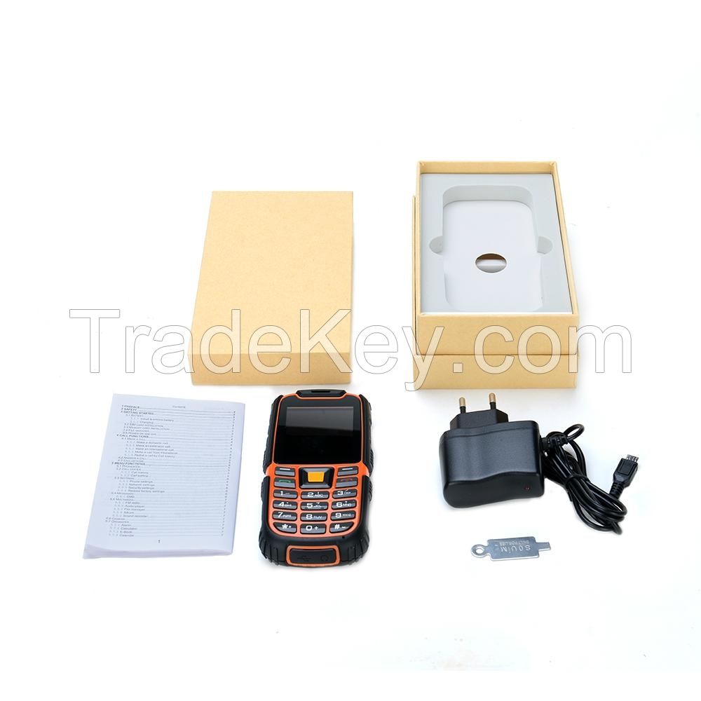 keypress waterproof mobile phones, Dual card dual standby, Bluetooth, FM radio