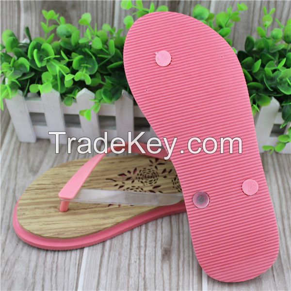 Women style eva material pvc strap flip flops