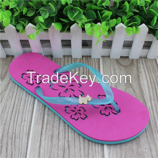 Fashion style eva comfortable flip flop for girls