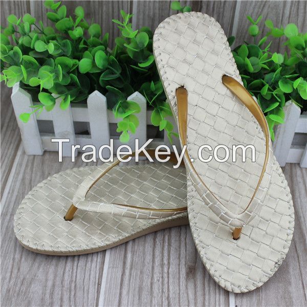 PVC strap fashion design daily use women flip flops