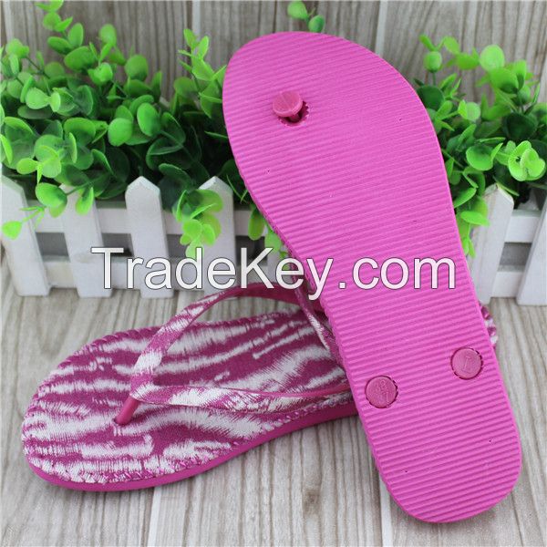 Nude beach walk lady flip flops with pvc strap