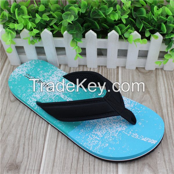 Colorful summer flip flops for men with tpr sole