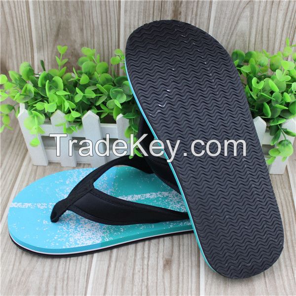 Colorful summer flip flops for men with tpr sole