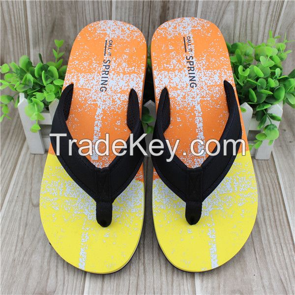 Hot sale men style summer slipper with eva sole