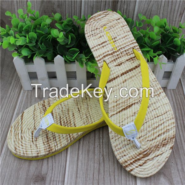 Wholesale beach flip flops for girls with eva strap