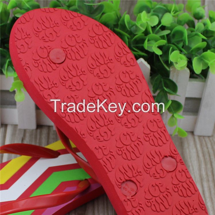 Girl style eva material summer slipper for beach use