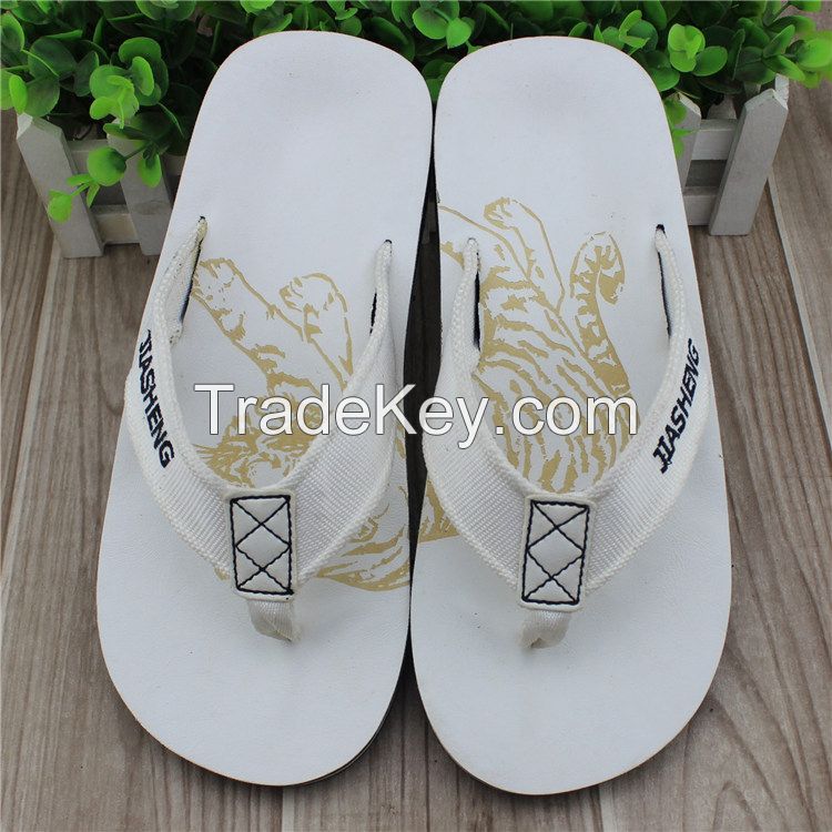 presonalized white wedding favor slippers flip flops man