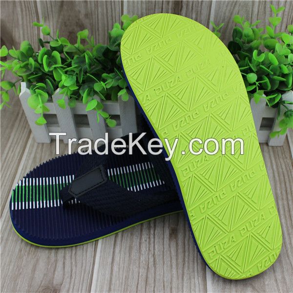 Emboss sole eva material men style summer slippers