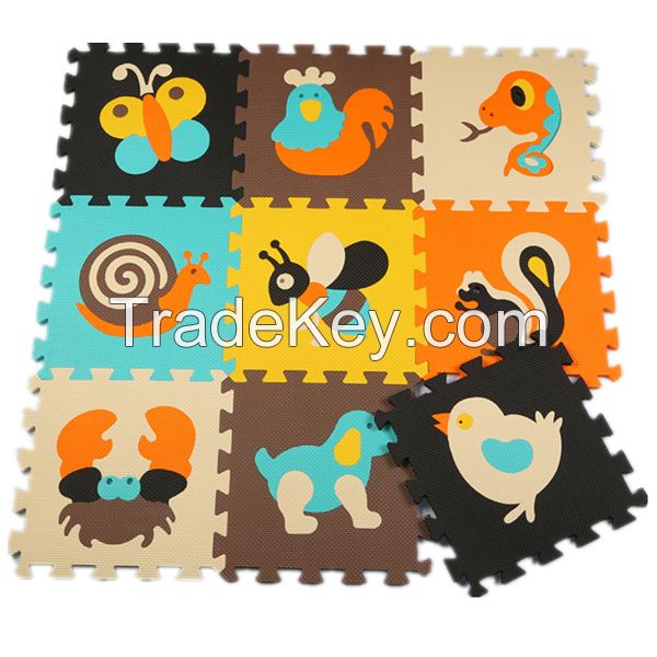 kid soft eductional toys eva playing crowling mat with cute patterns