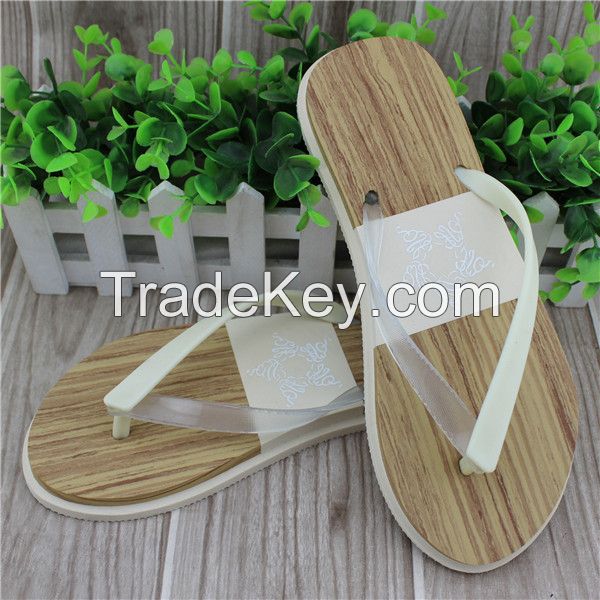 Hot design pvc strap summer flip flops for women