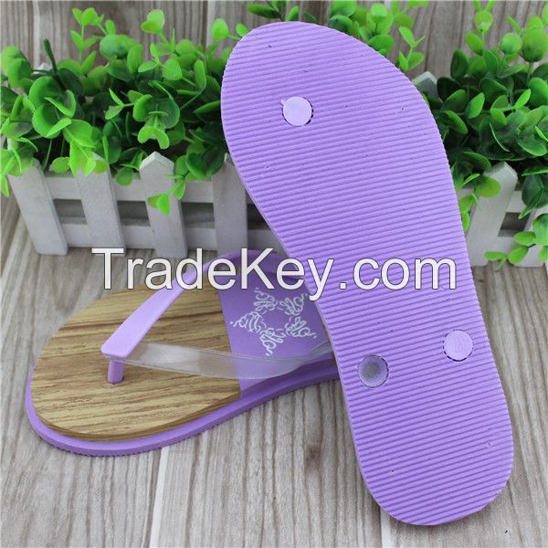 soft sole pvc strap ladies flip flop for summer