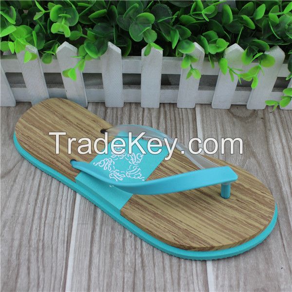 New style pvc strap ladies flip flop with eva material