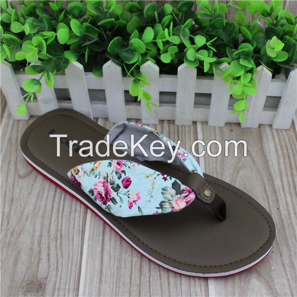 hot sale women style eva material beach slippers for summer