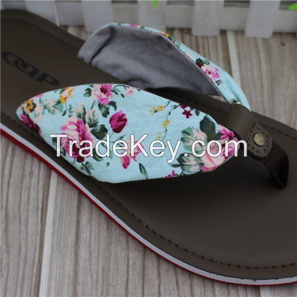 hot sale women style eva material beach slippers for summer