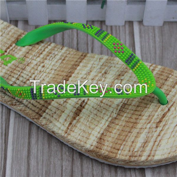 pvc strap rubber eva sole walking flip flops for girls