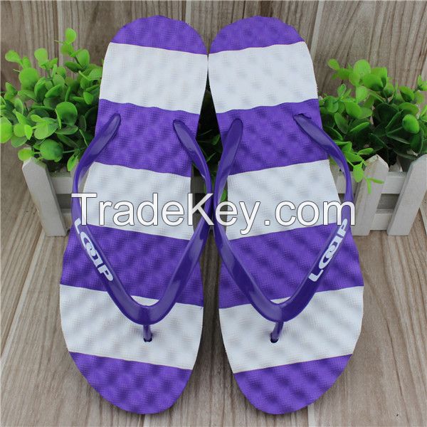 Fasion cute design nude beach slippers for girls with massager sole