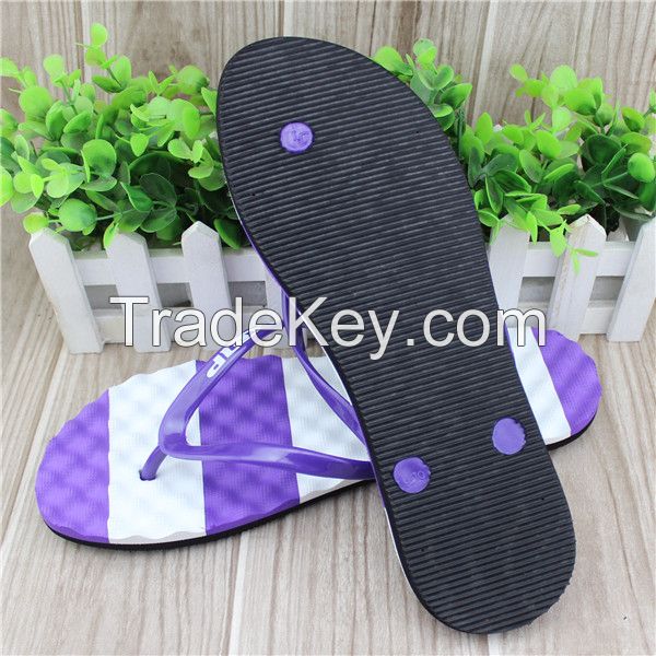 Fasion cute design nude beach slippers for girls with massager sole