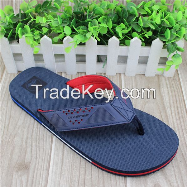 Pu upper material men fashion eva flip flops for men