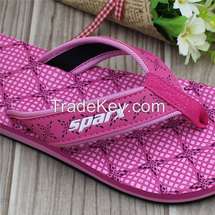 2017 new design soft girl fishion nude pu soft slipper