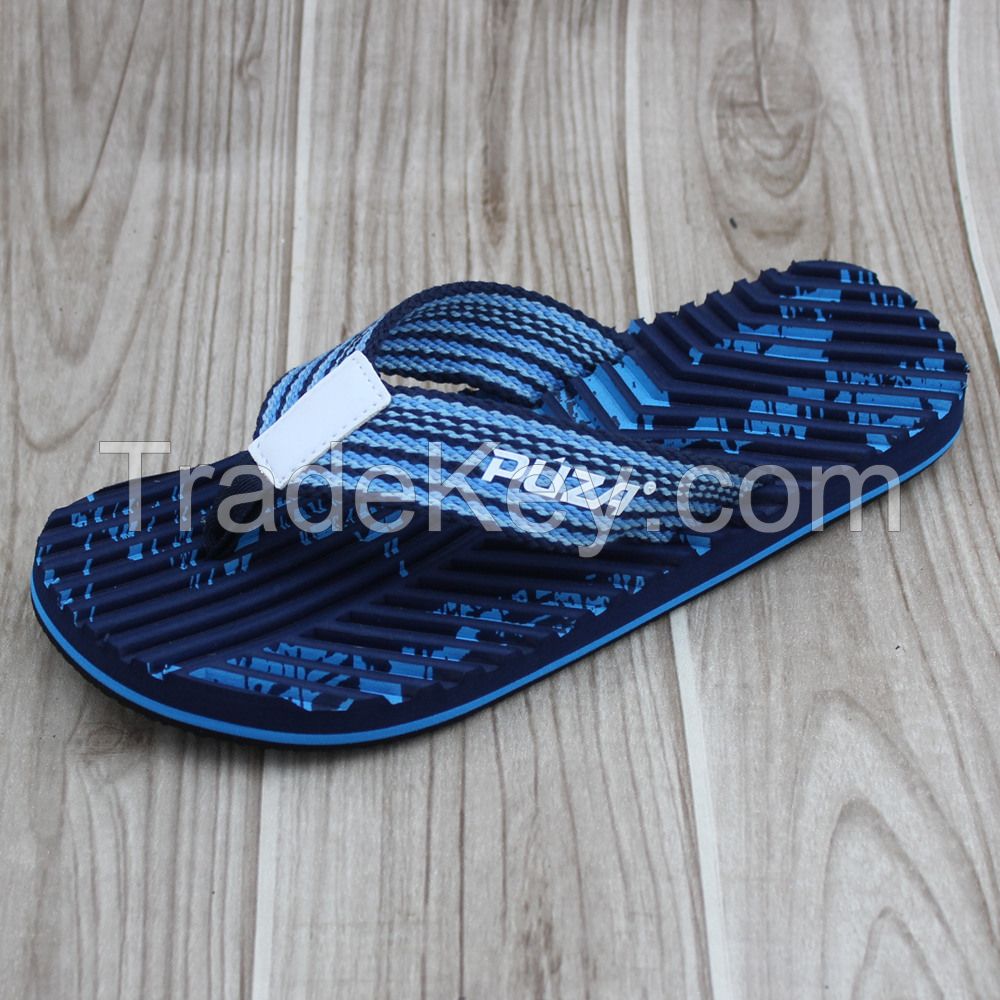 man slipper with printed eva sole