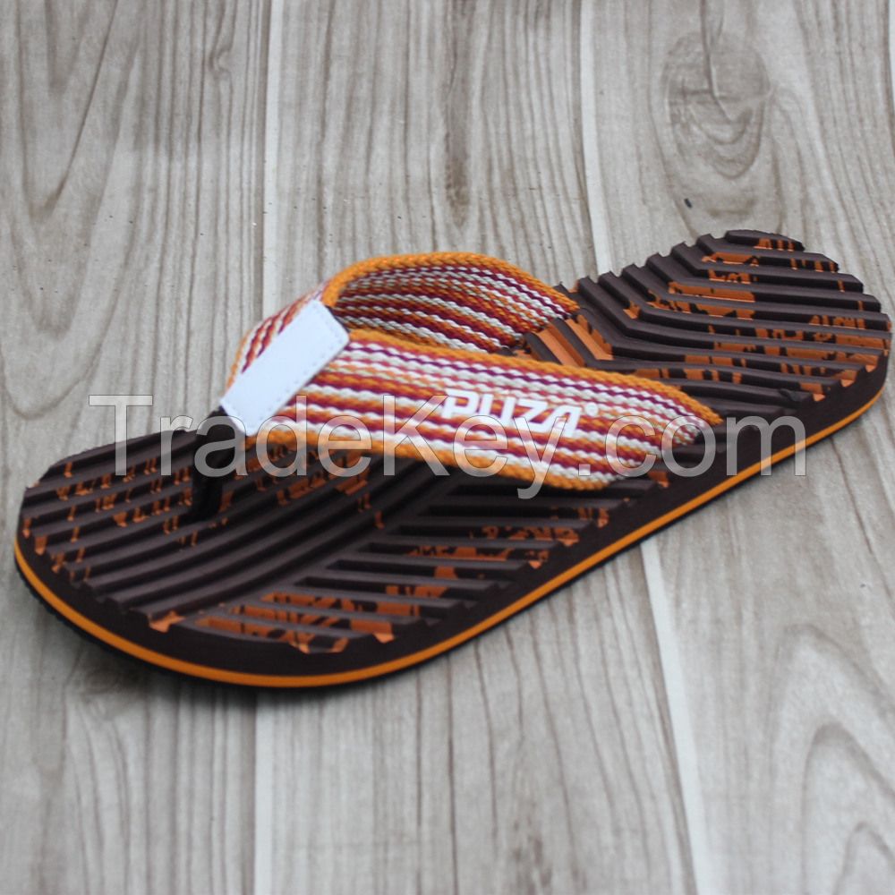 man slipper with printed eva sole