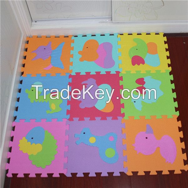 No-toxic interesting custom foam mat for kids