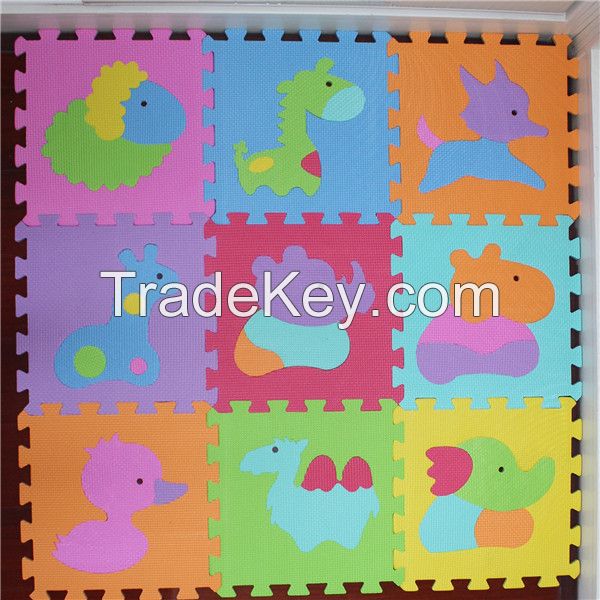 No-toxic interesting custom foam mat for kids