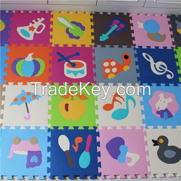 Baby crawling non-toxic puzzle plastic floor mats for home