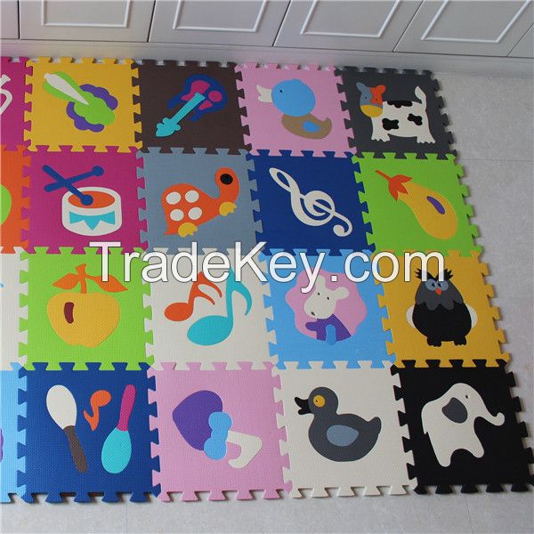 Baby crawling non-toxic puzzle plastic floor mats for home