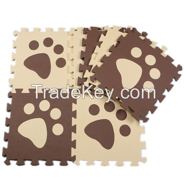 Eco-friendly jigsaw baby interested waterproof baby play mat