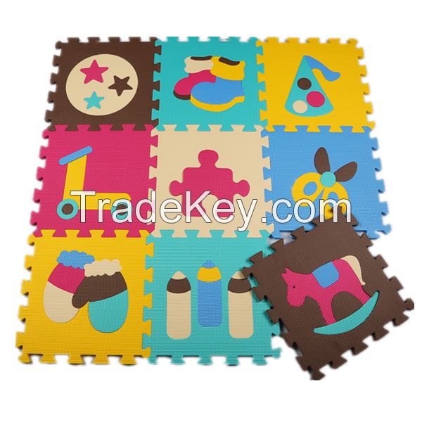 Anti slip eco friendly thick foam play mat for baby