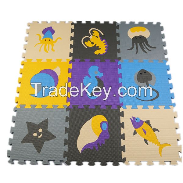 Jigsaw baby play puzzle non toxic mat