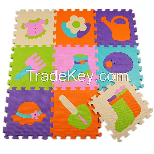Kids play ecofriendly eva material non toxic puzzle mats