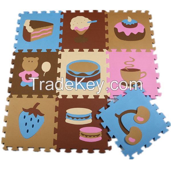 Puzzle design outdoor eva jigsaw step mats