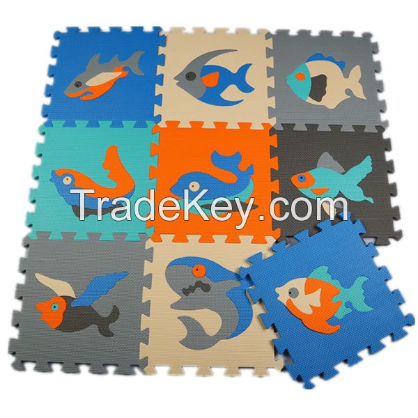 EVA material intelligence non toxic puzzle plastic mats