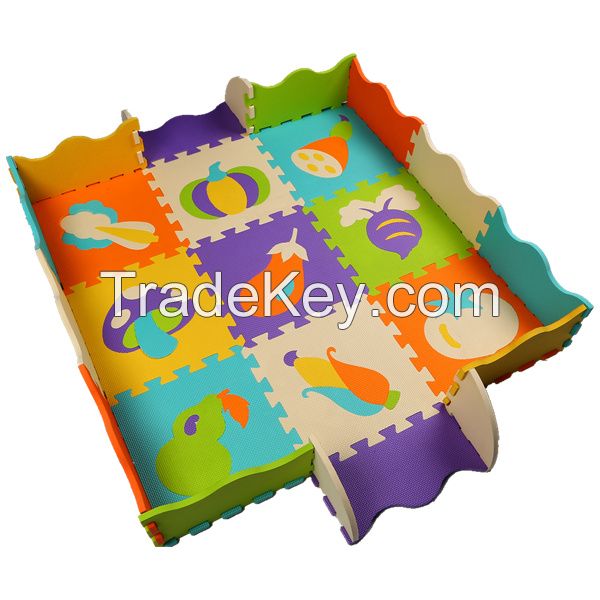 EVA material new design colorful baby floor mat