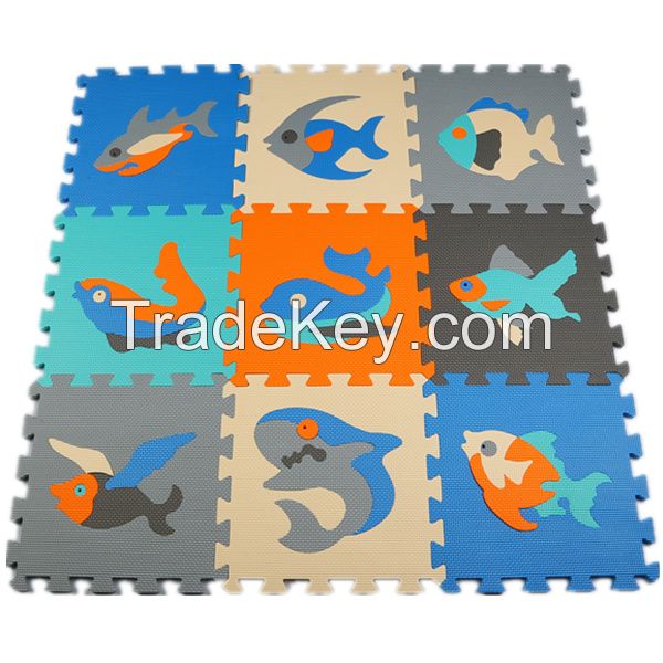 EVA material intelligence non toxic puzzle plastic mats