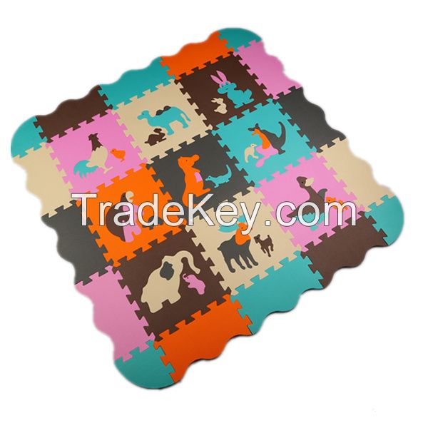 Baby play jigsaw washable coloring floor mat