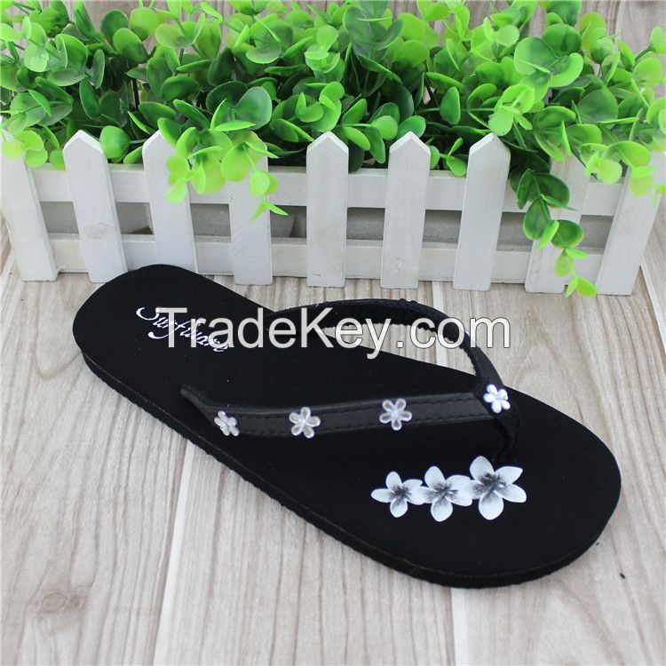 Flower design cheap wholesale hawaii flip flops