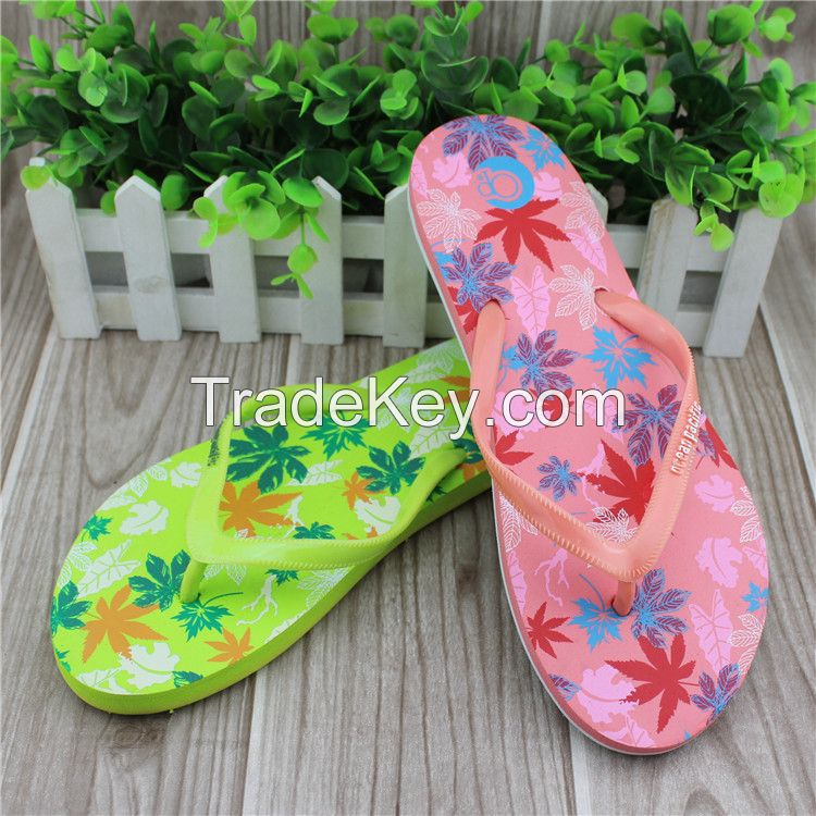 PVC strap girls beach sandals flip flops