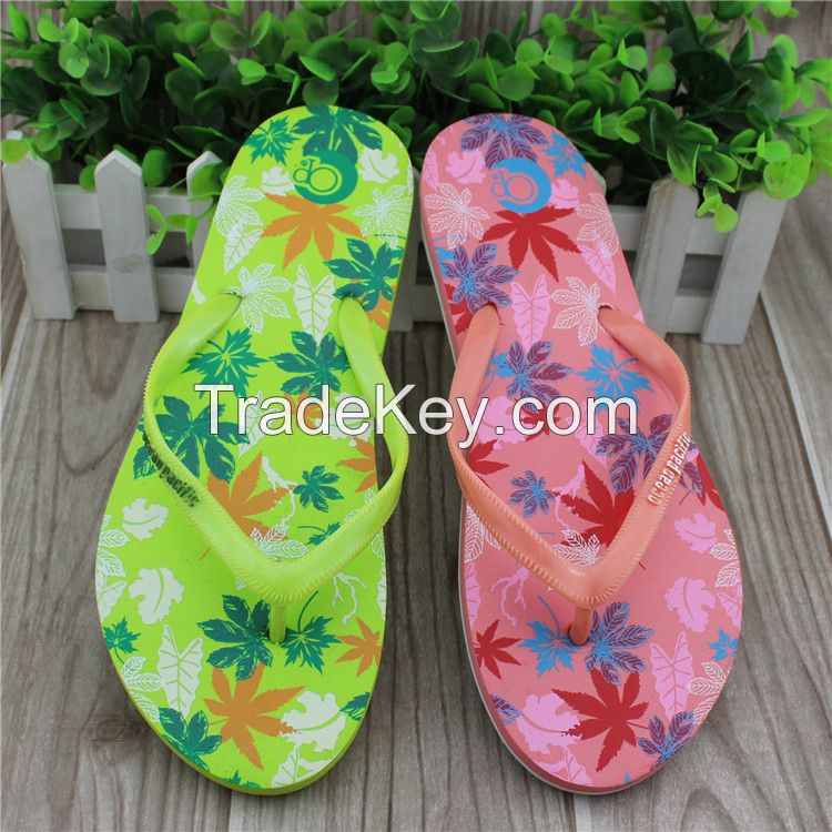 PVC strap girls beach sandals flip flops