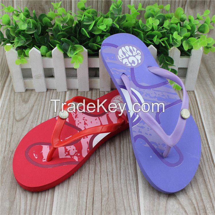 PVC strap girls cheap personalized slippers